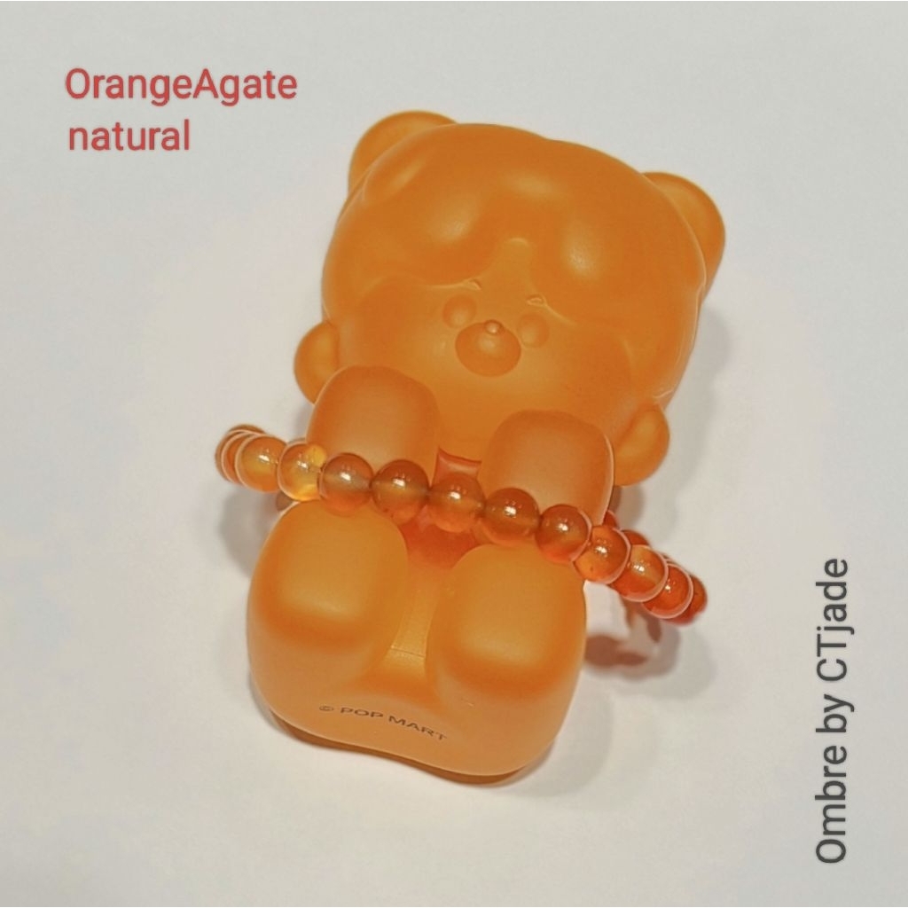 Pino Jelly Filled Gummy Bear Agate Bracelet CTjade