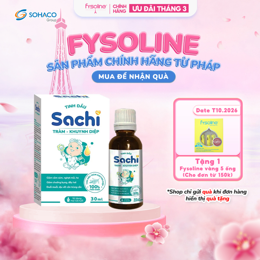 Tinh Dầu Tràm Khuynh Diệp Sachi Giúp Làm Ấm Cơ Thể, Hỗ Trợ Giảm Chướng Bụng, Làm Dịu Các Vết Côn Trùng Cắn - 30ml