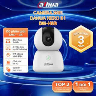 Camera WiFi Dahua Hero B1 (3MP/5MP), Quay Quét 360 Độ, Chạm để gọi điện, Đàm thoại 2 chiều, Tự động xoay H3B/H5B
