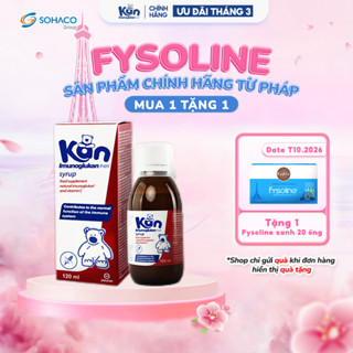 Siro Kan ImunoGlukan hỗ trợ miễn dịch nâng cao sức đề kháng cho bé - Nhập khẩu Châu Âu chai 120ml