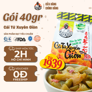 Cải Tứ Xuyên Giòn thương hiệu Ông Chà Và 40gr - Hàng Chính Hãng