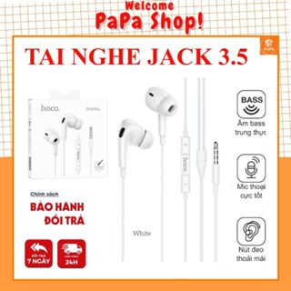 Tai nghe dây Hoco M101 Pro 3.5 - Hàng chính hãng âm bass to rõ, có mic đàm thoại [PAPA]