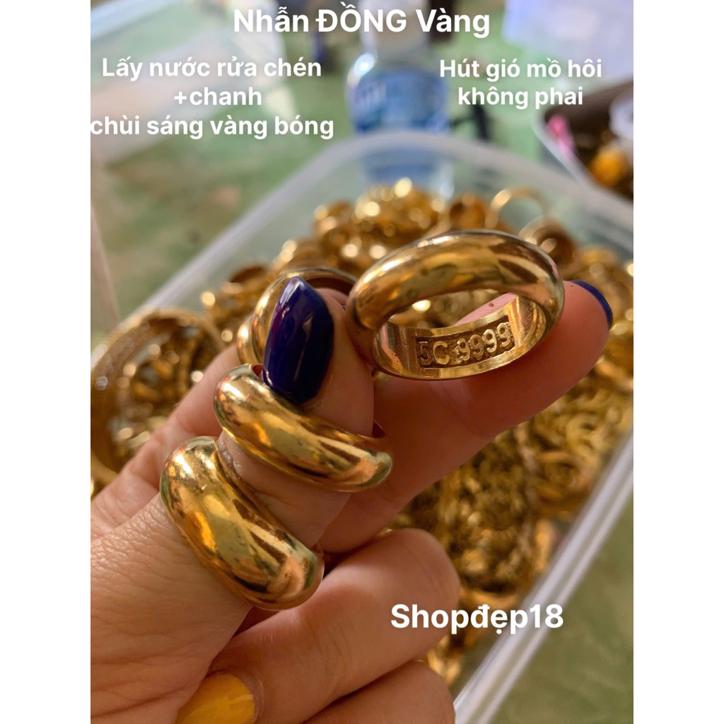 nhẫn ĐỒNG khắc số nổi. 5p-1chỉ 2chỉ 5chỉ 1lượng hút gió mồ hôi không phai. #nhandong#nhẫnđồng#nhẫn1c