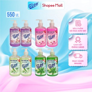 [Top Bán Chạy] Combo Nước rửa tay G'Lee cao cấp vòi pump 550ml làm sạch nhanh | Dưỡng ẩm da tay | Lưu hương dịu nhẹ