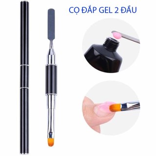 Cọ đắp gel 2 đầu - cọ đắp gel gôm làm nail chuyên dụng