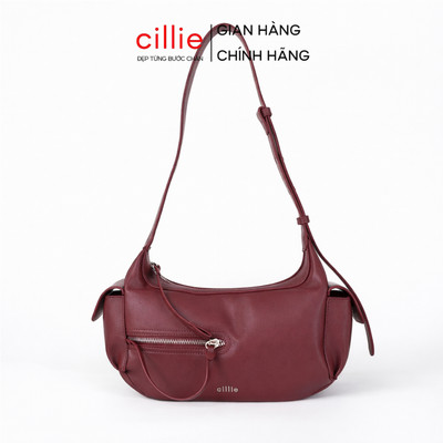 Túi Đeo Vai Nữ Cillie Thời Trang Dạo Phố Đi Tiệc Túi Kẹp Nách Cá Tính Da Trơn Lì Cao Cấp Chống Nước T010