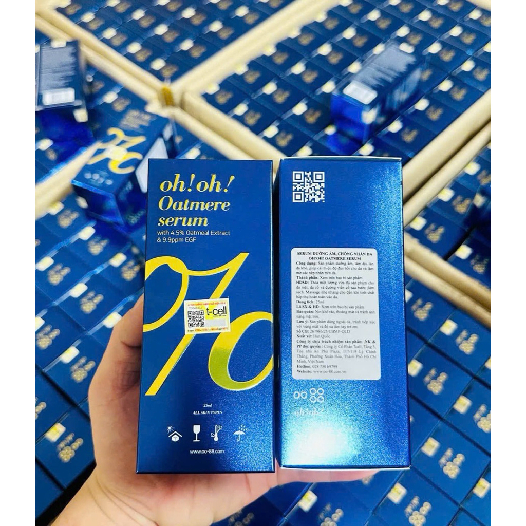 [Hàng CTY] Tinh chất phục hồi - tái tạo & làm dịu da chuyên sâu Oh Oh Oatmere Serum 25ml