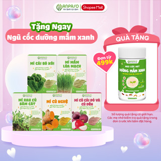 Mì Rau Củ Anpaso - Phù hợp làm Mì Chay, Mỳ Trộn, Spaghetti, Không Chiên - Không Nóng