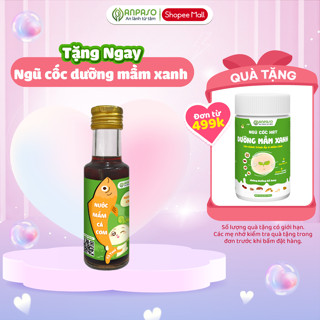 Nước Mắm Ăn Dặm Cho Bé Anpaso 120ml - Nước mắm nguyên chất 40 độ Đạm