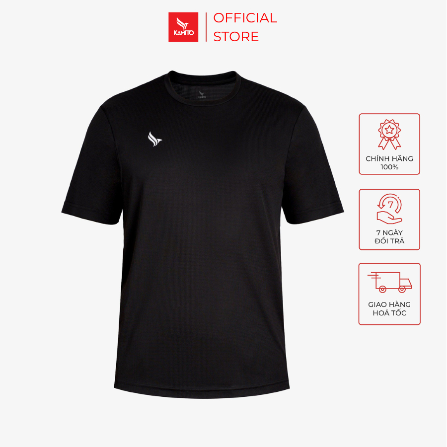 Áo T-shirt Kamito Basic V1, Áo Thể Thao, Áo Pickleball Kamito Nhanh Khô, Thoáng Khí
