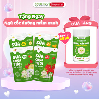 Sữa Chua Sấy Thăng Hoa Anpaso – Sữa Chua Khô Chứa Lợi Khuẩn Tự Nhiên Cho Bé Ăn Dặm gói 20g