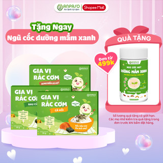 Gia Vị Rắc Cơm Cho Bé Anpaso - Rong Biển Trộn Cơm Vị Cá Hồi, Rong Biển, Rau Củ