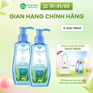 Combo 2 chai dung dịch vệ sinh Dạ Hương Daily Fresh Total Care 145ml - Giúp CHĂM SÓC TOÀN DIỆN