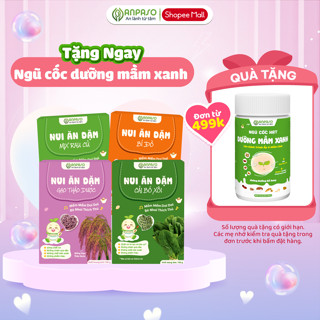 Nui Ăn Dặm Cho Bé Anpaso Vị Rau Củ Dạng nui xoắn - Đồ ăn dặm Cho Bé tập nhai