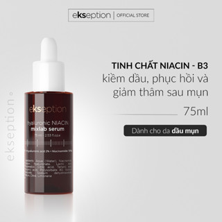 Serum HA + 5% B3 Ekseption hỗ trợ sáng da, mờ thâm mụn Hyaluronic Niacin 75ml
