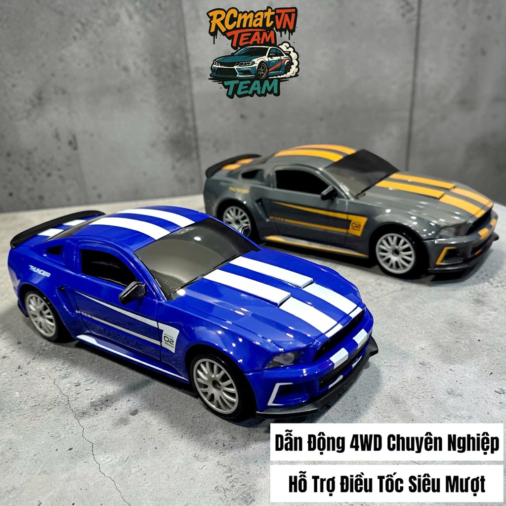 [New 2026]Xe điều khiển Mini Drift 4WD 1/24 2.4ghz +30km/h siêu bền có điều tốc, tốc độ cao, chịu va