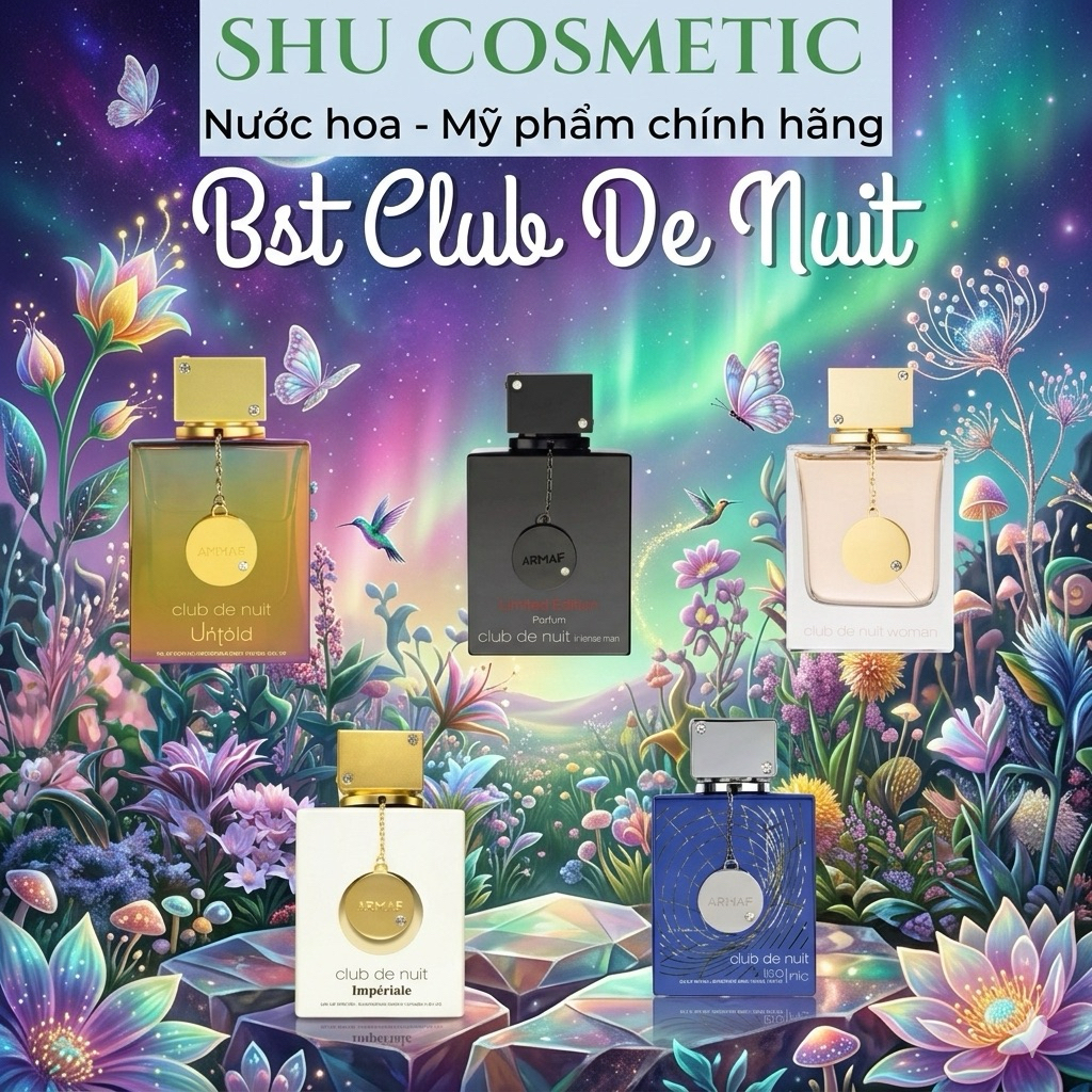Nước Hoa Armaf Club De Nuit Women EDP, Club Intense, Club White Imperiale, Club Untold, Club Iconic