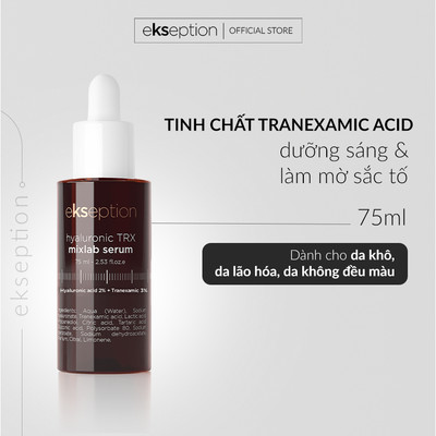 Serum HA + 3% Tranexamic acid mờ nám, sáng da Ekseption Hyaluronic TRX Mixlab 75ml