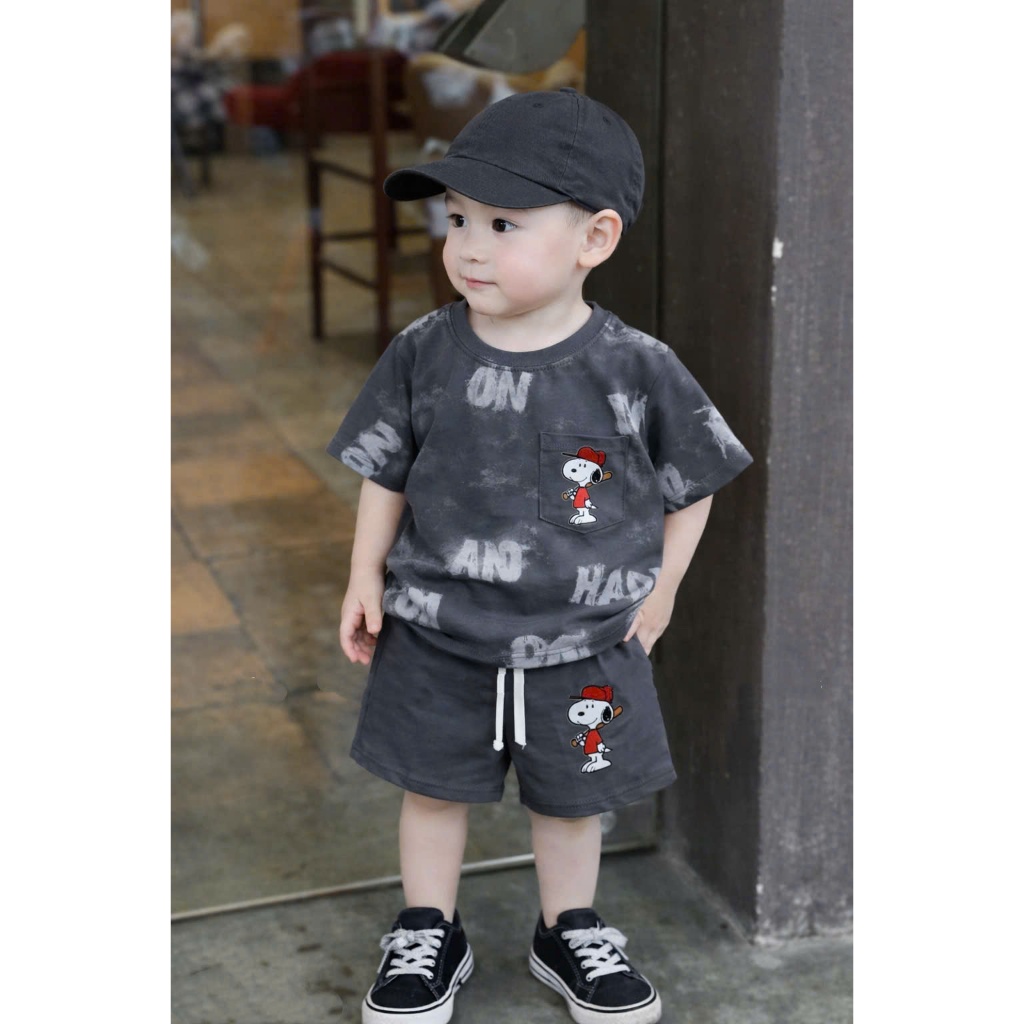 BỘ QUẦN ÁO CHO BÉ SIZE 9-35KG HỌA TIẾT CHÚ CÚN DỄ THƯƠNG CHẤT LIỆU COTTON MỀM MỊN THOÁNG MÁT