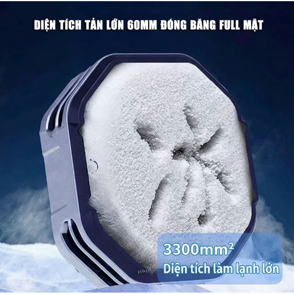 Quạt tản nhiệt sò lạnh KIRI TH28 V3 Pro Ai 37W làm lạnh cực nhanh không lo nóng máy | BigBuy360 - bigbuy360.vn