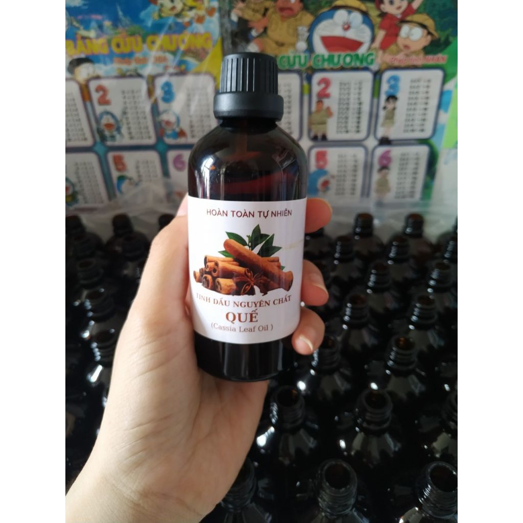 Tinh dầu quế nguyên chất chai 100ml, 500ml
