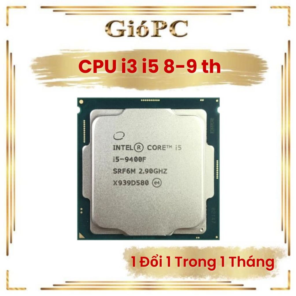 CPU i3 8100, 9100F, i5 8400, 9400F... chạy main H310, b360,Z370... cực đỉnh mời ace tham khảo ạ