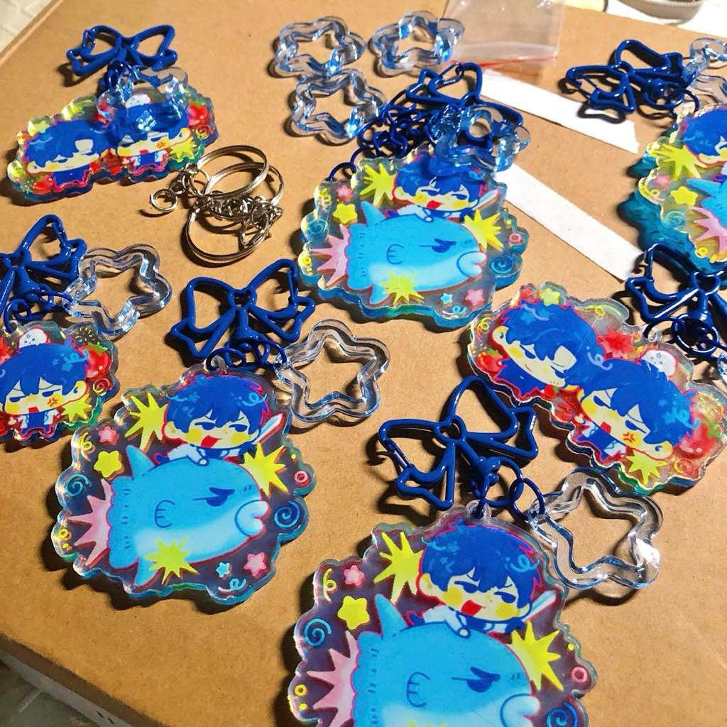 ORV - [Lỗi ngược mặt] Keychain holo JoongDok 6cm