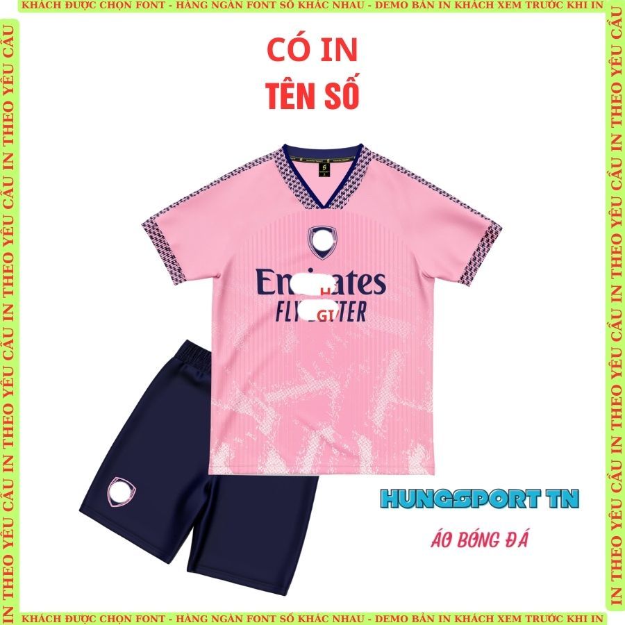 Arsenal,  quần áo trẻ em, có in tên số theo yêu cầu, thun mè cao cấp SV Sport, hàng sẵn giao ngay HU