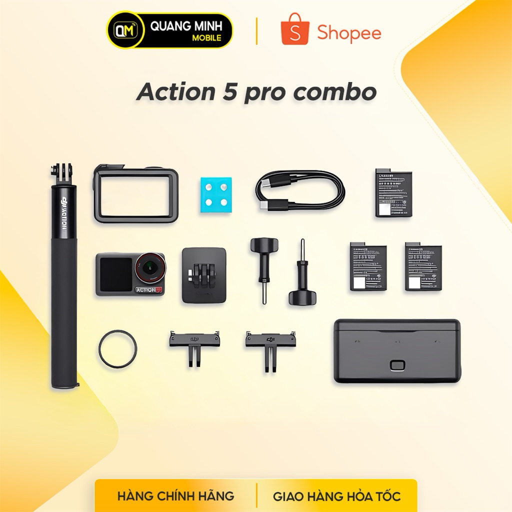 DJI Osmo Action 5 Pro Adventure Combo | Chính Hãng