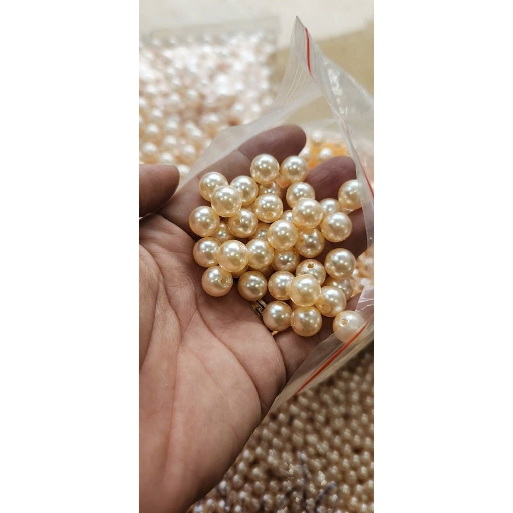 500g Hạt cườm ngọc trai nhân tạo loại 1 bóng cao