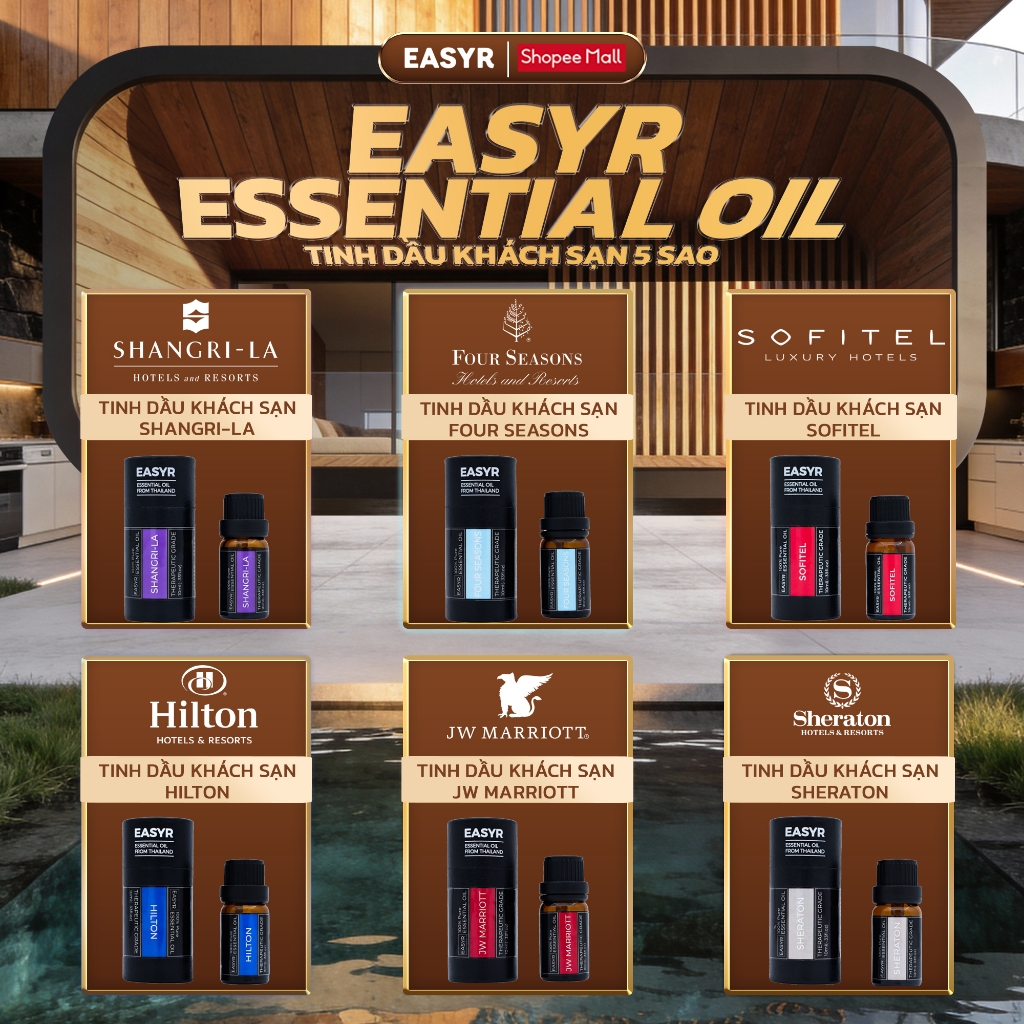 Tinh Dầu Khách Sạn 5 Sao EASYR