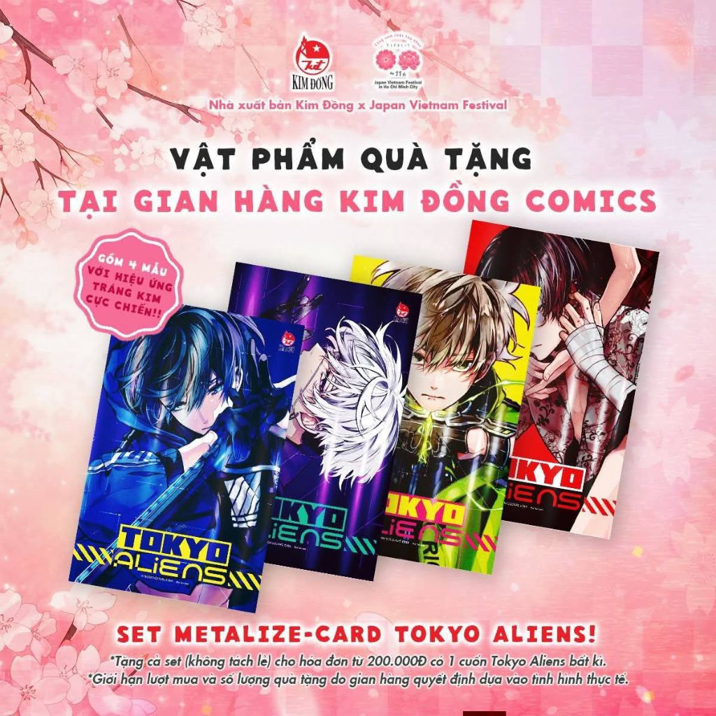 Set Metalize - Card Tokyo Alien  ( sư kiện Japan Festival )