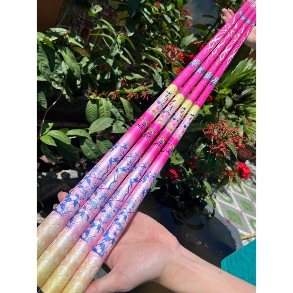 Cần câu đài Hoa mực nước 5H Tặng kèm ngọn phụ zin