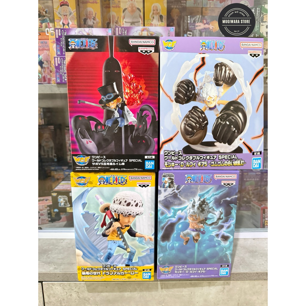 Mô hình WCF Luffy gear5 special chính hãng Bandai đồ chơi toy