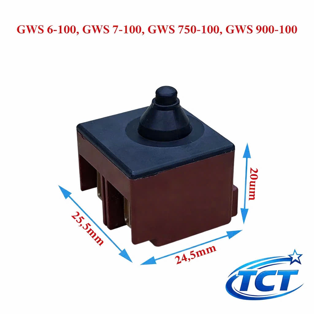Công Tắc Máy Mài Boshh GWS 6-100, GWS 7-100, GWS 750-100, GWS 900-100 Có Thể Lắp Cho Hãng Khác Cùng 