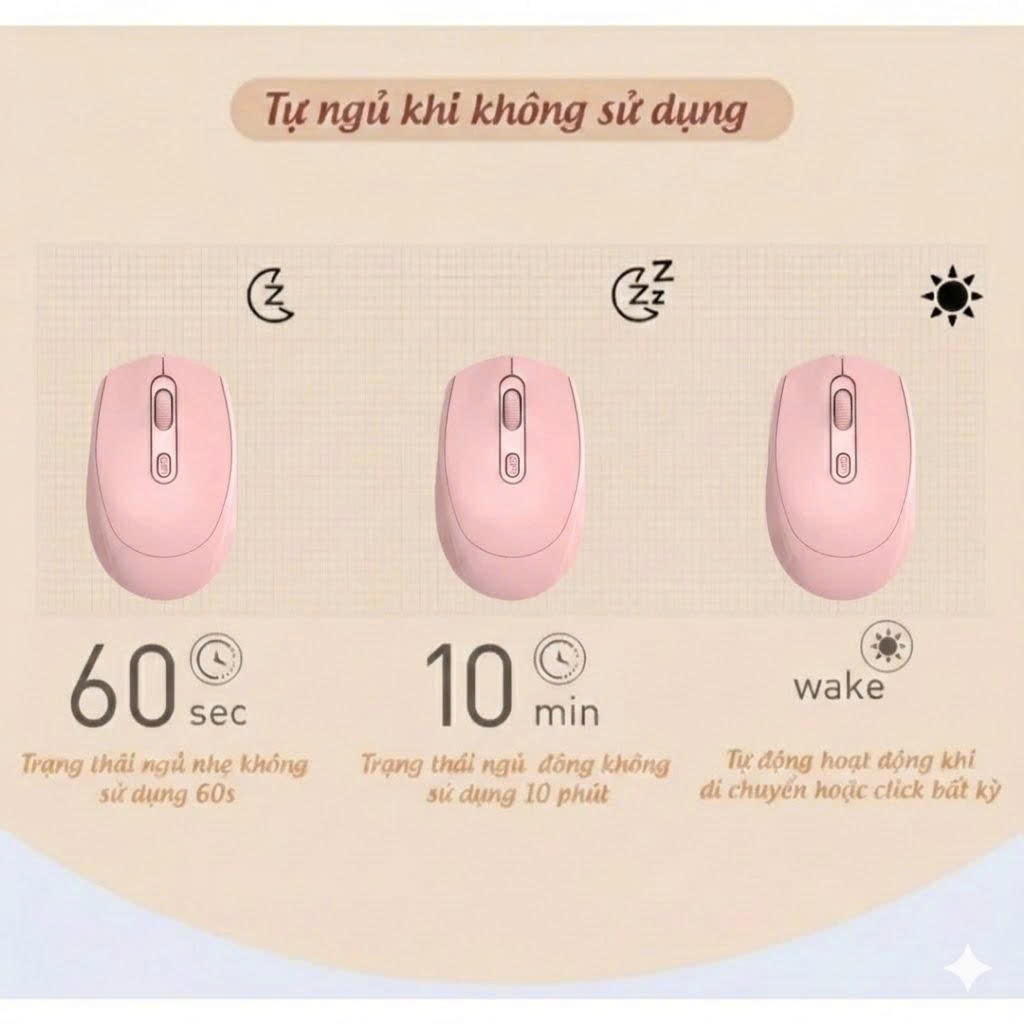 Chuột Không Dây Bluetooth Chuột Máy Tính Chống Ồn Siêu Bền Có Hai Chế Độ Kết Nối Đa Năng Kèm Quà Tặng Pin Và Lót Chuột | BigBuy360 - bigbuy360.vn