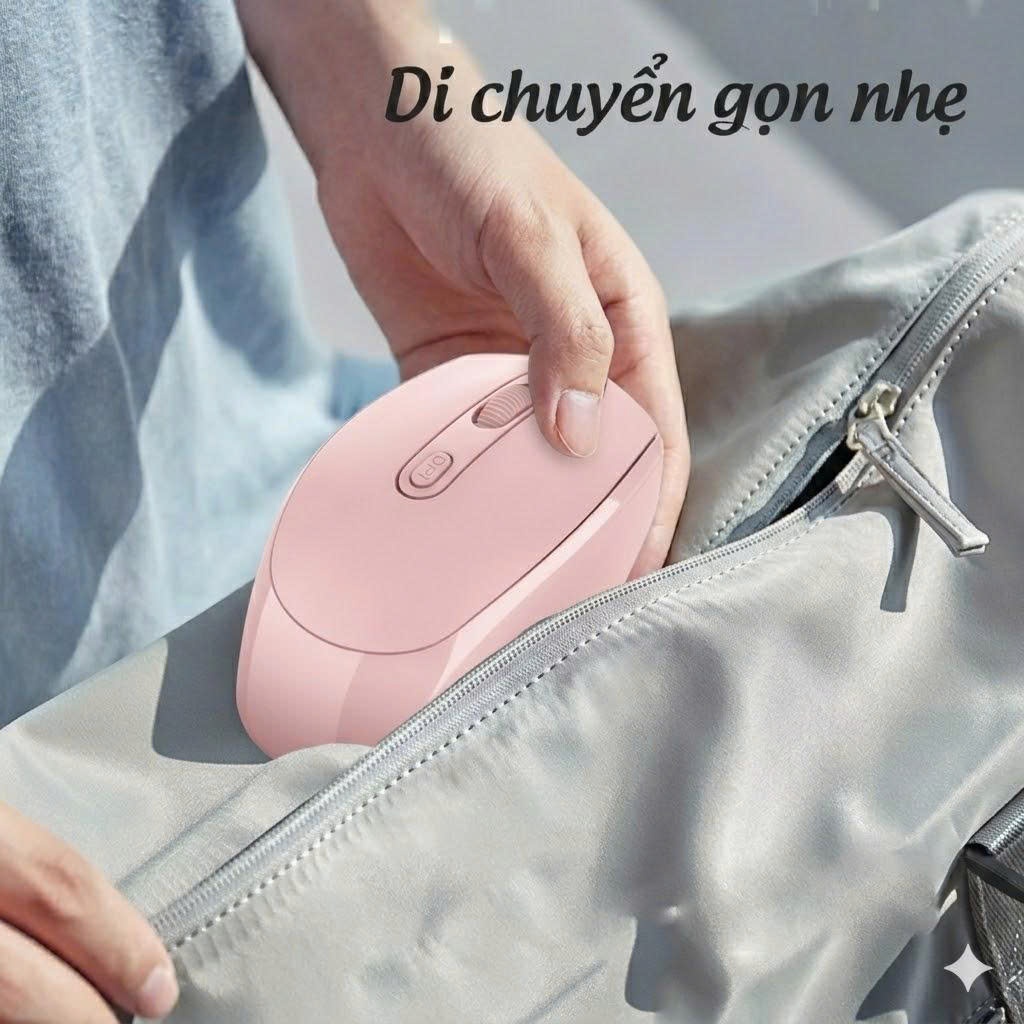 Chuột Không Dây Bluetooth Chuột Máy Tính Chống Ồn Siêu Bền Có Hai Chế Độ Kết Nối Đa Năng Kèm Quà Tặng Pin Và Lót Chuột | BigBuy360 - bigbuy360.vn