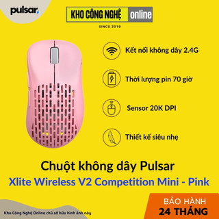 Chuột không dây Pulsar Xlite Wireless V2 / Xlite Wireless V2 Mini (Hàng chính hãng)