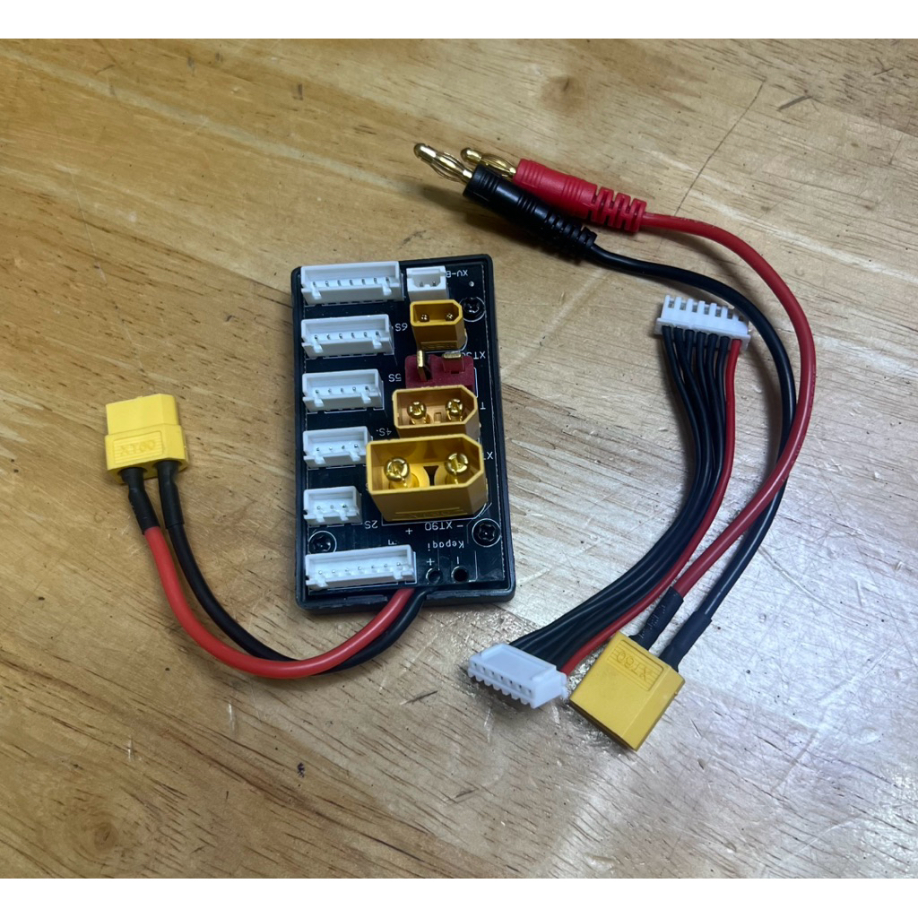Bộ sạc đa năng cho pin LiPo XT30 XT60 XT90 JST T Connector 2-6S, sạc song song