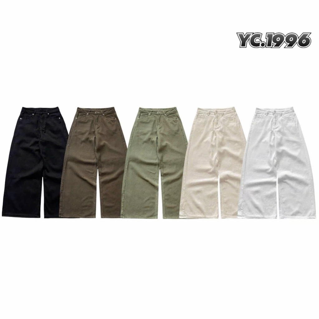 Pass Quần jeans ống rộng - YC1996