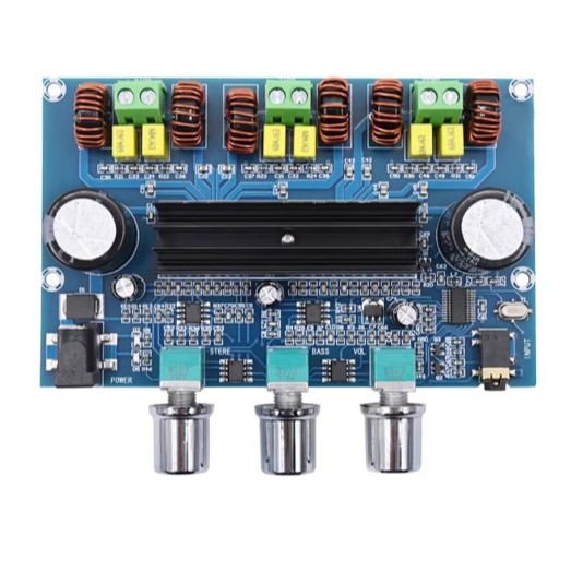 Mạch Loa 2.1 Bluetooth 5.0 XH-A305 - TPA3116D2 (100W + 2x50W) - Hỗ Trợ AUX