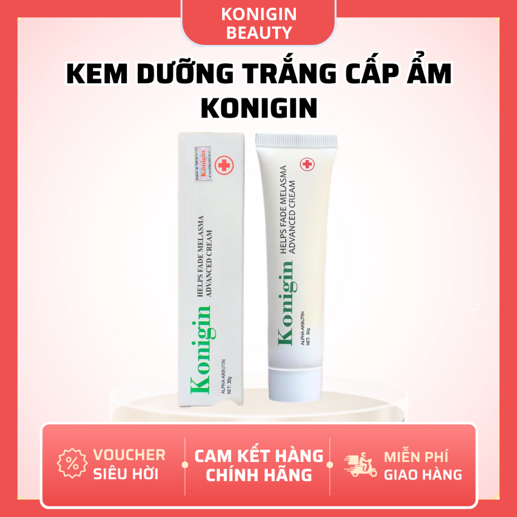 Kem dưỡng da ngày đêm Konigin trắng da cấp ẩm, da căng mịn - 30gr