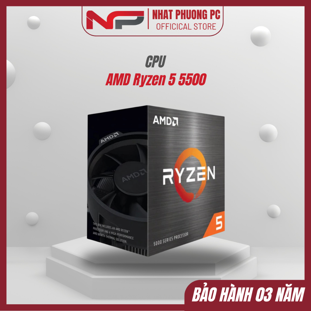 CPU AMD Ryzen 5 5500 6 nhân 12 luồng