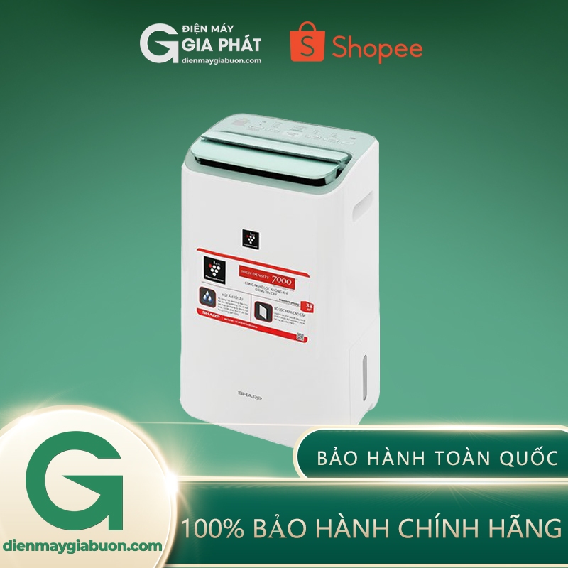 Máy lọc không khí kết hợp hút ẩm Sharp DW-E16FA-W