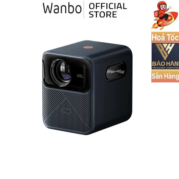 Máy Chiếu Wanbo Mozart 1 Pro Android TV 11.0 Google Assistant Netflix 1080P ( Bản Nâng Cấp 2025) - H