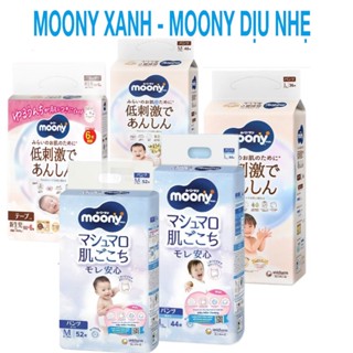 [KO QUÀ] BỈM DÁN/QUẦN MOONY CÁC SIZE Nb76/S70/M56/M52/L54/L44/XL38/XXL26