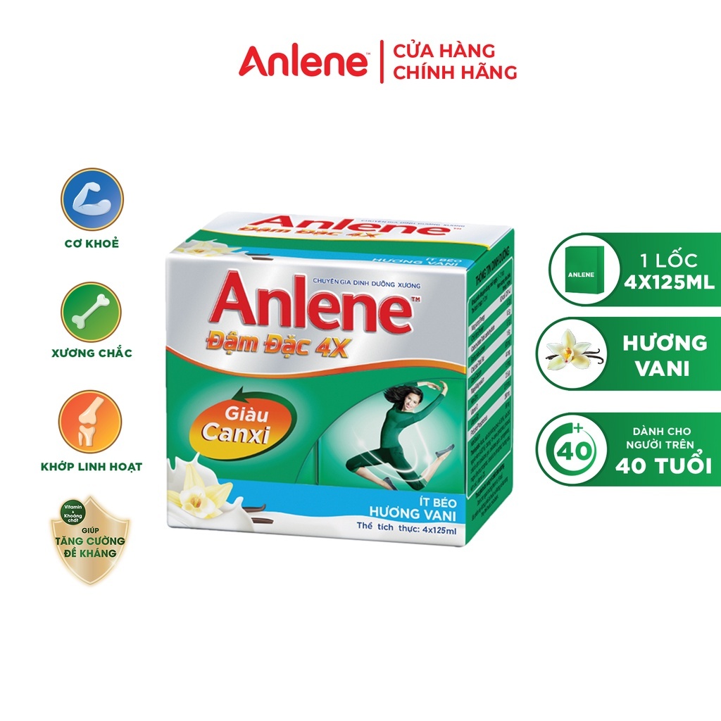 [Anlene]Thùng sữa nước Anlene 110ml (48 hộp x 110ml)