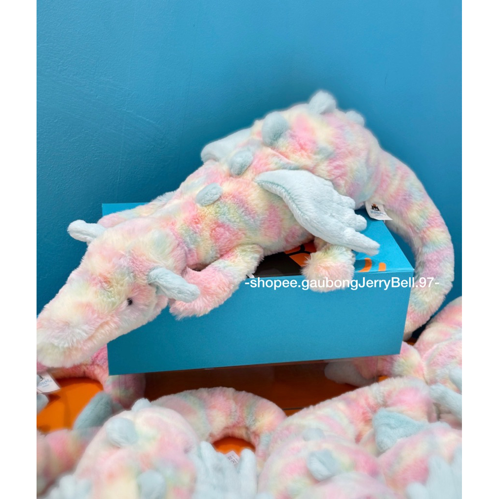 (100% Authentic) Gấu bông Rồng Jellycat Lazulia Dragon chính hãng