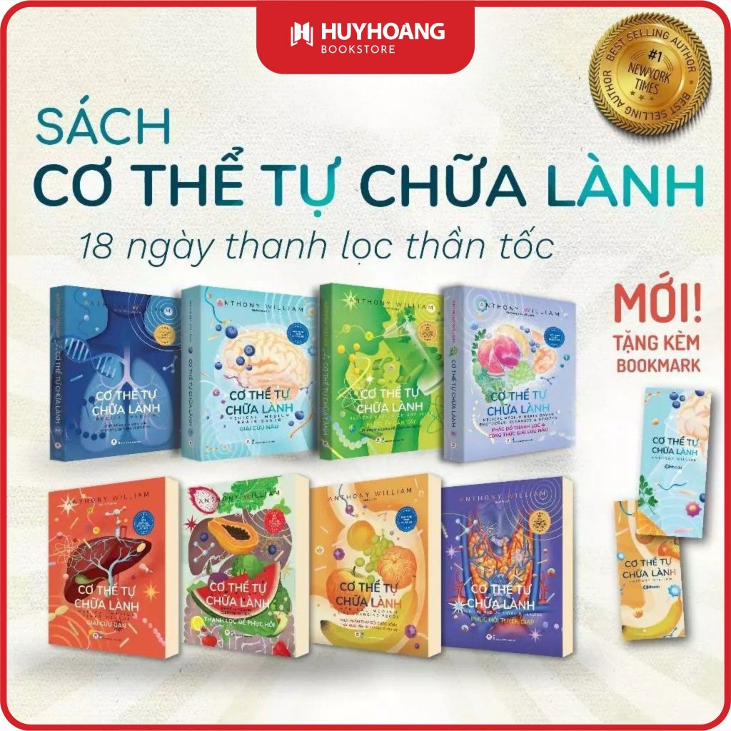 Sách Combo Cơ Thể Tự Chữa Lành (Trọn Bộ 8 Cuốn)
