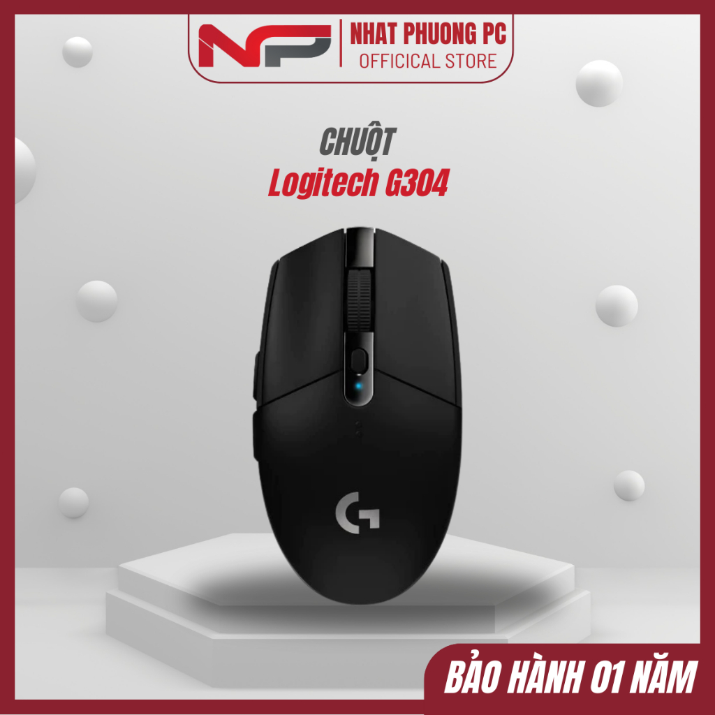 [COMBO] Chuột gaming không dây Logitech G304 - Hàng Chính Hãng